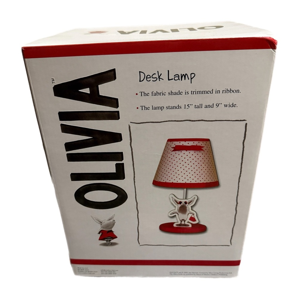RARE Olivia The Pig Desk Lamp New In Box